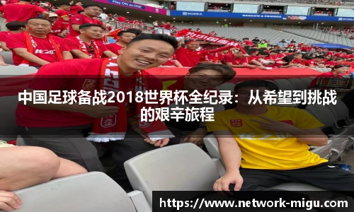 中国足球备战2018世界杯全纪录：从希望到挑战的艰辛旅程